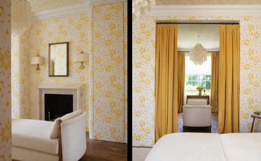 Living in color while enjoying a restful, serene interior