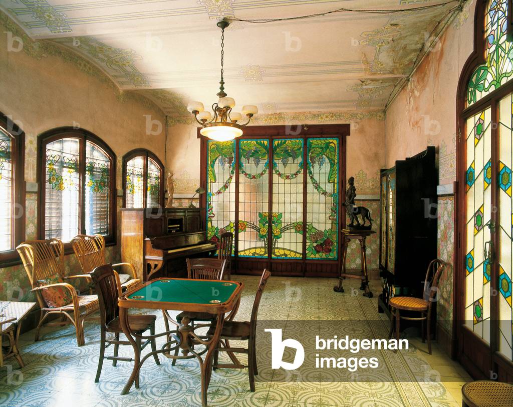 Music Room Of The Casa Navas In Reus Near Tarragona, Spain, 1901 07 (photo)