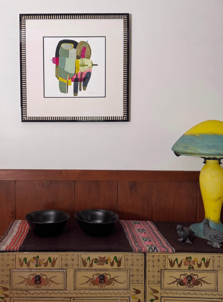 Mixed Media Art Piece Framed