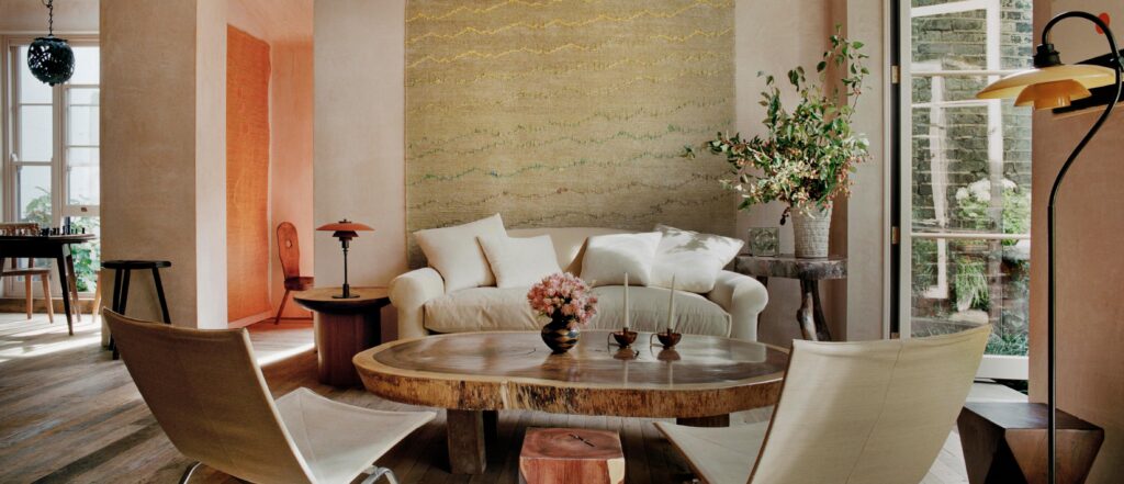 Modern Interior With Vintage Compressed