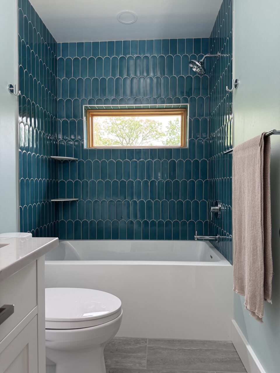 Blue Shower Tile Takoma Park Md