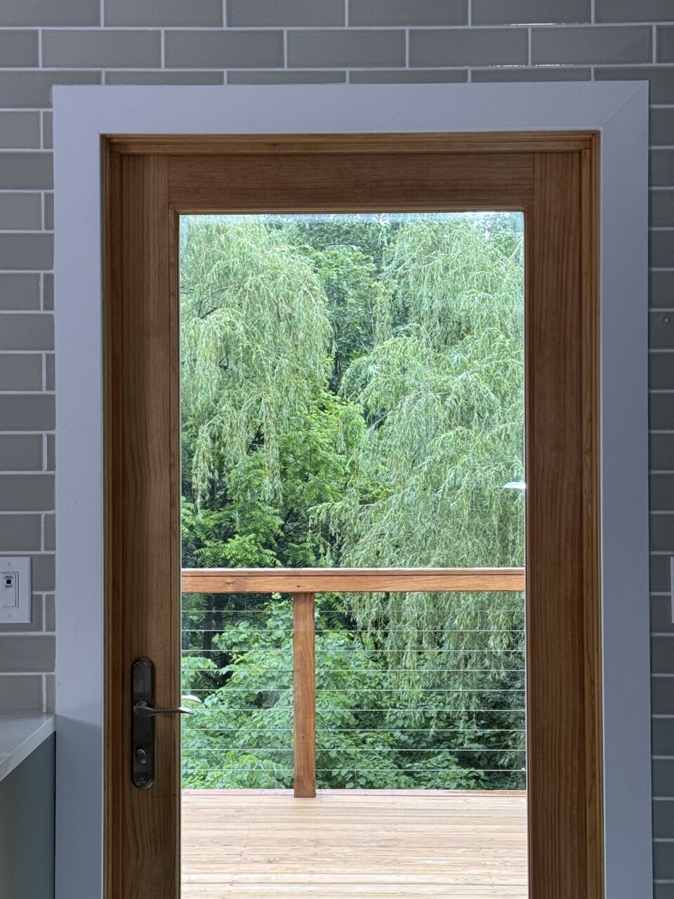 Door To Deck From Kitchen