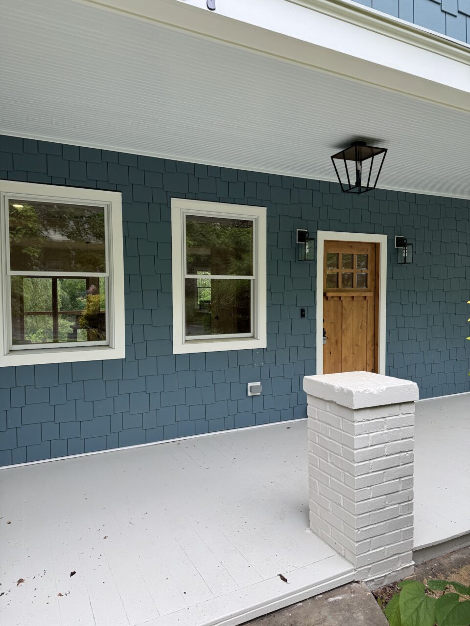 Front Elevation Modern Craftsman Home Takoma Park Md