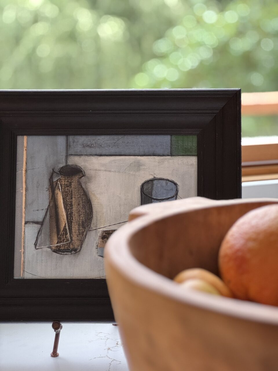 Fruit Bowl Close Up And Framed Art