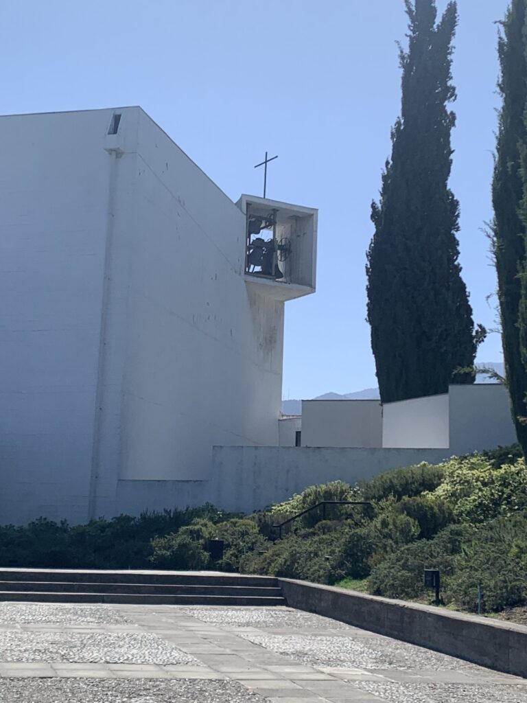 Bell tower Benedict Monastery, Santiago, Chile