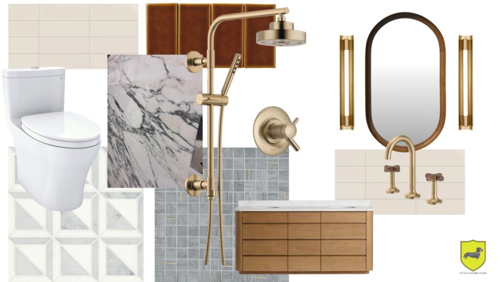 Primary Bath Design Board